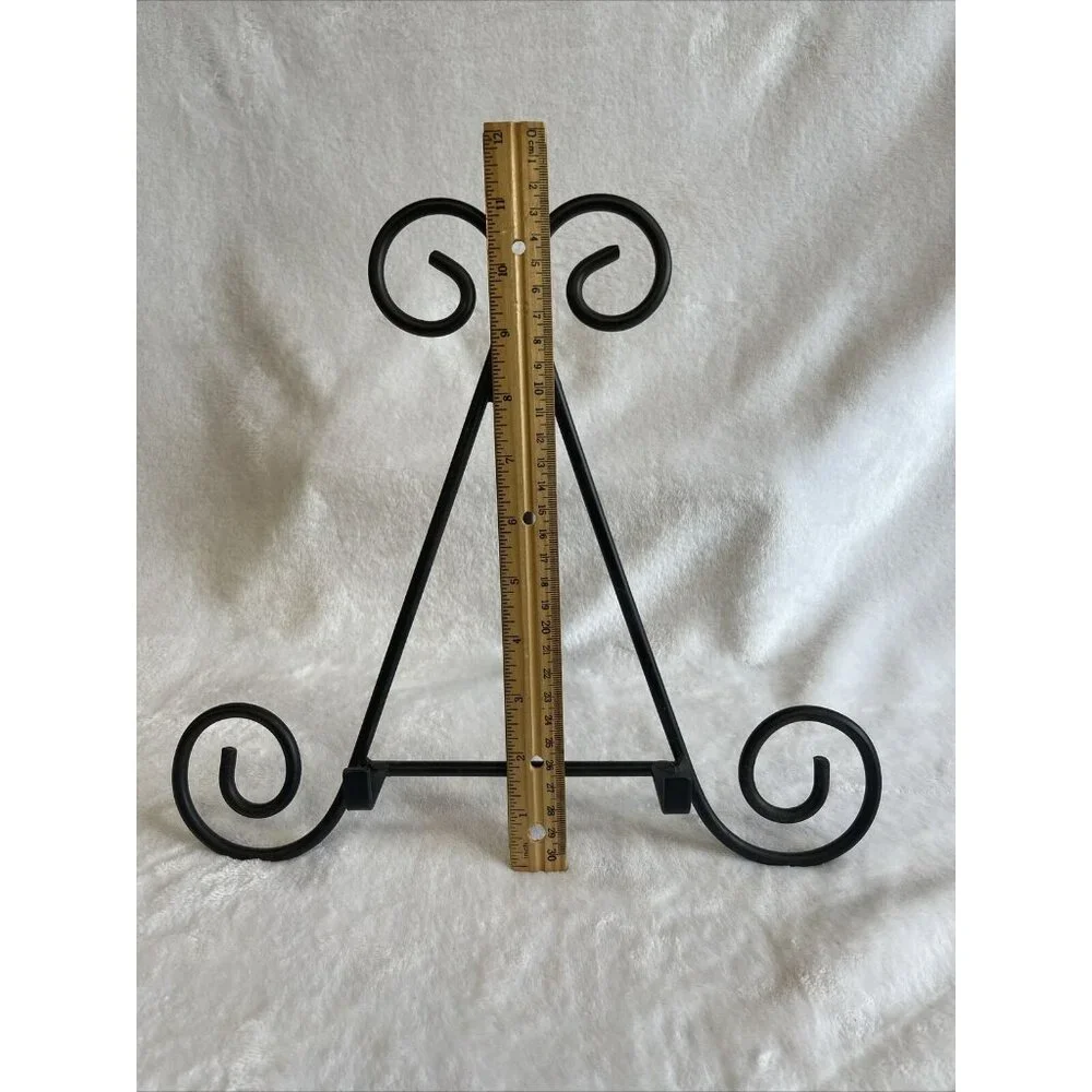 Display Easel Black Foldable For Heavy Large Platters‎ Books Pictures Plates